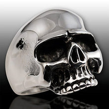 Carica l'immagine nel visualizzatore di Gallery, Fly Style Teschio Skull Anello Uomo di Acciaio Inox Keith Richards - Ilgrandebazar
