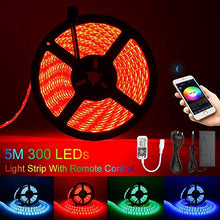 Carica l'immagine nel visualizzatore di Gallery, Striscia LED RGB Bluetooth Strisce 5M 150 con Led 5m