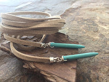 Carica l'immagine nel visualizzatore di Gallery, ★ BOHO HOWLITE CHOKER ★ beige colletto di avvolgimento