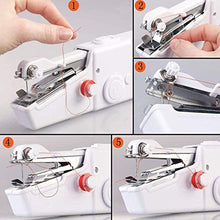 Carica l'immagine nel visualizzatore di Gallery, DUTISON Mini Macchina da Cucire Portatile Handheld Cordless Strumento di... - Ilgrandebazar