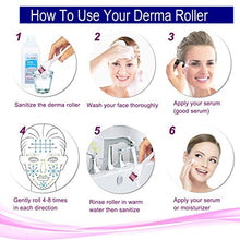 Carica l'immagine nel visualizzatore di Gallery, Skin Radiance™ Derma Roller 0.5mm with Clear Instruction Guide – 192