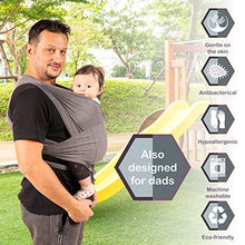 Carica l'immagine nel visualizzatore di Gallery, New 2020 - KALPAS - Fascia Porta Bambino Facile Da Indossare Grigio Antracite