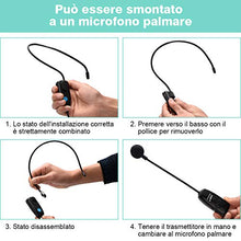Carica l'immagine nel visualizzatore di Gallery, ZITFRI UHF Microfono Wireless Archetto Professionale 50m di Trasmissione...