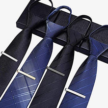 Carica l'immagine nel visualizzatore di Gallery, 6 Pezzi Fermacravatta,Fermacravatta Argento Nero Oro,fermacravatta slim... - Ilgrandebazar