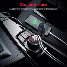Carica l'immagine nel visualizzatore di Gallery, Thlevel Caricabatteria Auto USB Presa per 2 Porte 5v 4.2a Rosso