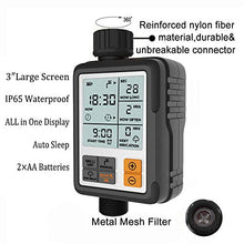 Carica l'immagine nel visualizzatore di Gallery, CROSOFMI Irrigatore Giardino Timer per Irrigazione Batteria Automatica...