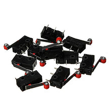 Carica l'immagine nel visualizzatore di Gallery, 10Pcs Micro Limit Switch Roller Lever 5A 125V Open Close