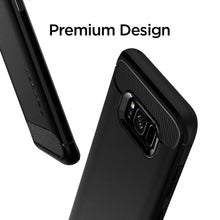 Carica l'immagine nel visualizzatore di Gallery, Spigen Rugged Armor Cover Galaxy S8, Assorbimento Acustico e RA_Nero - Ilgrandebazar