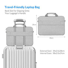 Carica l'immagine nel visualizzatore di Gallery, AtailorBird Borsa Porta PC a Tracolla Compatibile con 15.6 15.6", Grigio