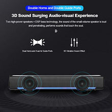 Carica l'immagine nel visualizzatore di Gallery, Docooler SADA V-196 - Altoparlante stereo con cavo USB, per PC, V-196.