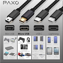 Carica l'immagine nel visualizzatore di Gallery, 2x 4m cavo di ricarica in 4 metri, 2 x Cavo da USB a Micro USB, nero-blu