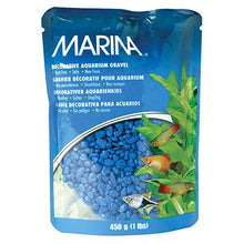 Carica l'immagine nel visualizzatore di Gallery, Marina - Ghiaia Decorativa per Acquario, 450 ml, Blu 450 g