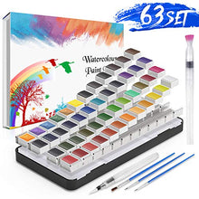 Carica l'immagine nel visualizzatore di Gallery, RATEL Acquerello Set, Set Pittura ad tra Cui 48 Colori 48