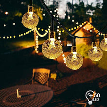 Carica l'immagine nel visualizzatore di Gallery, VIFLYKOO Catena Luminosa Solare,Luce Stringa Solare 7M 50 LED Solar 50 Led