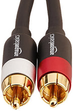 Carica l'immagine nel visualizzatore di Gallery, AmazonBasics - Cavo audio RCA da 2 maschi a 2 maschi, 1,2 metri m