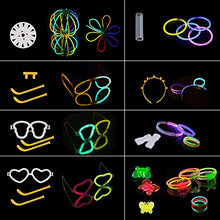 Carica l'immagine nel visualizzatore di Gallery, Mitening Braccialetti Luminosi , 200 Pezzi Barre Luminose con connettori... - Ilgrandebazar