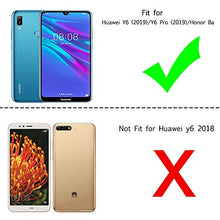 Carica l'immagine nel visualizzatore di Gallery, LeYi Cover per Huawei Y6 2019/Honor 8A con HD M ZY PT 2019 Black - Ilgrandebazar