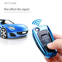 Carica l'immagine nel visualizzatore di Gallery, Cover protettiva per chiave in TPU con 3 pulsanti, compatibile Ford Blu