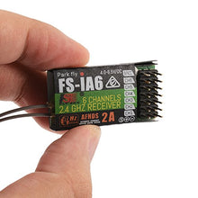 Carica l'immagine nel visualizzatore di Gallery, Flysky Ricevitore telecomando FS-IA6 2.4G 6 canali con doppia antenna...