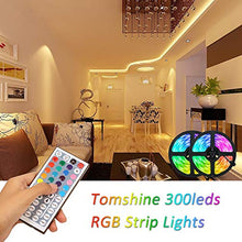 Carica l'immagine nel visualizzatore di Gallery, Striscia LED 10 Metri,Tomshine RGB con IR Telecomando a 44...