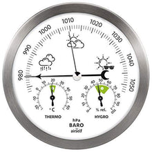 Carica l'immagine nel visualizzatore di Gallery, airself Stazione meteorologica analogica in Acciaio Inox - con Silber - Ilgrandebazar