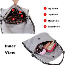 Carica l'immagine nel visualizzatore di Gallery, Valleycomfy Borsa da donna a tracolla elegante a Nero
