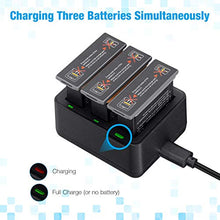 Carica l'immagine nel visualizzatore di Gallery, Powerextra - Set di 3 batterie per caricabatterie a 3 canali, compatibile...