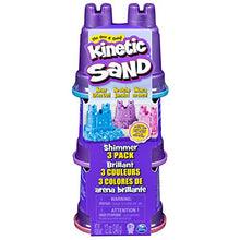 Carica l'immagine nel visualizzatore di Gallery, Kinetic Sand, Confezione da 3 Mini Castelli, 340 G di Sabbia Modellabile in... - Ilgrandebazar