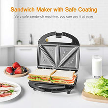 Carica l'immagine nel visualizzatore di Gallery, Tostiera Sandwich Maker, Piastra Per Toast 2 Posti, Sandwichmaker