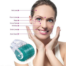 Carica l'immagine nel visualizzatore di Gallery, Derma Roller sistema antietà con 192 microaghi, anti-invecchiamento, 1.0mm - Ilgrandebazar