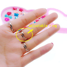 Carica l'immagine nel visualizzatore di Gallery, JZK 36 Regolabili Gemstone Cristallo Anelli Gioco per Bambina - Ilgrandebazar
