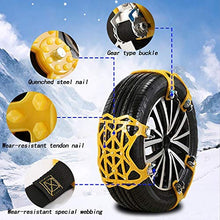 Carica l'immagine nel visualizzatore di Gallery, Bosunny Catena da Neve, 6 Pezzi Catene Anti-Slittamento per Automobile 6er - Ilgrandebazar