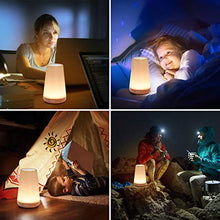 Carica l'immagine nel visualizzatore di Gallery, Auxmir Luce Notturna Bambini Lampada da Comodino Colorata LED con 13...