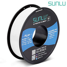 Carica l'immagine nel visualizzatore di Gallery, SUNLU PLA Plus 3D Filament 1.75mm for Printer &amp; Pens, PLA+ 1kg White - Ilgrandebazar