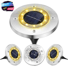 Carica l'immagine nel visualizzatore di Gallery, Luci Solari Esterno Giardino Faretti Led,VIRIDI 4 pezzi 10 Led Faretto...