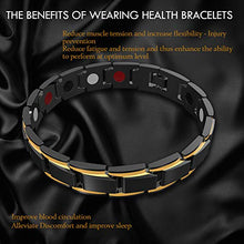 Carica l'immagine nel visualizzatore di Gallery, Bracciale magnetico da uomo, CNNIK in titanio per terapia... - Ilgrandebazar