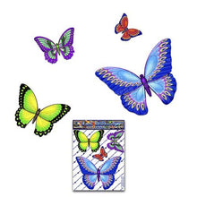 Carica l'immagine nel visualizzatore di Gallery, Adesivi per auto - piccola farfalla multicolore - animale - ST00025MC_SML -... - Ilgrandebazar
