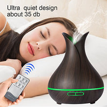 Carica l'immagine nel visualizzatore di Gallery, KBAYBO Controllo remoto Diffusore Aromaterapia Aria Umidificatore Vaso Scuro