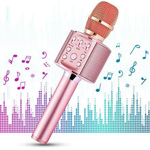 Carica l'immagine nel visualizzatore di Gallery, 1 BY ONE Microfono Wireless per Karaoke, Sistema Portatile 4 in 1, Rosa - Ilgrandebazar