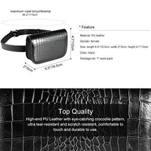 Carica l'immagine nel visualizzatore di Gallery, Vbiger Marsupio Donna Running Pelle Borsa A-nero
