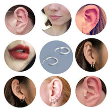 Carica l'immagine nel visualizzatore di Gallery, Mannli - Set di 5 paia orecchini a cerchio in argento Sterling 925 Argento - Ilgrandebazar