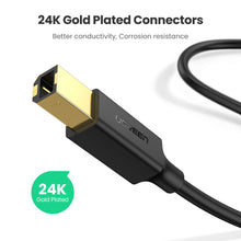 Carica l'immagine nel visualizzatore di Gallery, UGREEN Cavo Stampante USB 2.0, Maschio A B Placcato in 1.5M - Ilgrandebazar