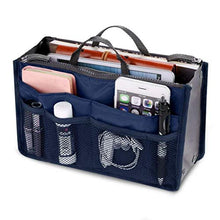 Carica l'immagine nel visualizzatore di Gallery, Ducomi Organizer Borsa Donna 13 Tasche Capiente Large (Standard), Navy