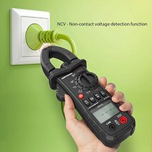 Carica l'immagine nel visualizzatore di Gallery, Meterk Portatile Handheld 6000 Contatori Meter Clamp Digitale NCV B073y162bz - Ilgrandebazar
