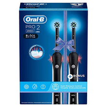 Carica l'immagine nel visualizzatore di Gallery, Oral-B Spazzolino Elettrico Ricaricabile Pro 2 2900, 2 Manici, 2 Testine di... - Ilgrandebazar