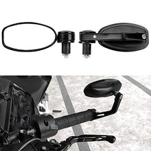 Carica l'immagine nel visualizzatore di Gallery, Yizhet 1 coppia Specchietti retrovisori moto nero Universali 7/8" 22mm... - Ilgrandebazar