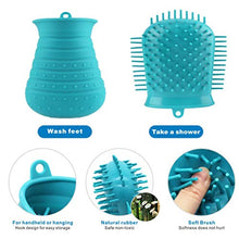 Carica l'immagine nel visualizzatore di Gallery, Idepet Pulisci Zampe Cane,Spazzola per Animali Domestici Portatile con Blu - Ilgrandebazar