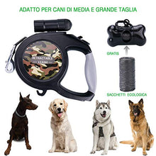 Carica l'immagine nel visualizzatore di Gallery, SPLAKS Guinzaglio per Cani, Cani Retrattile 8M con Luce e...
