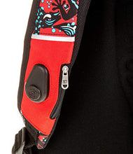 Carica l'immagine nel visualizzatore di Gallery, Zaino scuola new advanced SEVEN - REPTIL - SELFIE REMOTE CONTROL - Rosso -...
