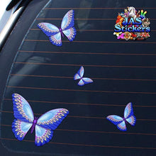 Carica l'immagine nel visualizzatore di Gallery, Adesivi per auto - piccola farfalla blu - animale - ST00025BL_SML - adesivi... - Ilgrandebazar